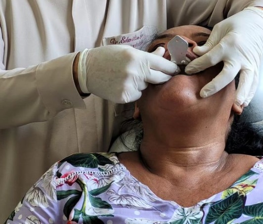 Prefeitura de Jandaíra realiza moldagem de prótese dentária para usuários do SUS que precisam do serviço no município