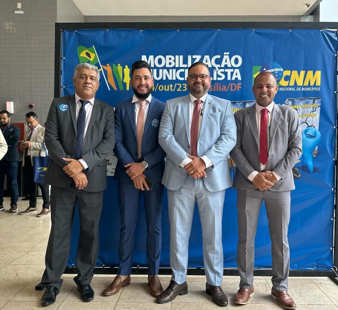 Prefeito João de Furão participa de mobilização em Brasília em defesa de Conceição da Feira