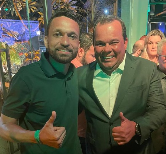 Prefeito de Cardeal da Silva participa de festa em comemoração aos 70 da Petrobras