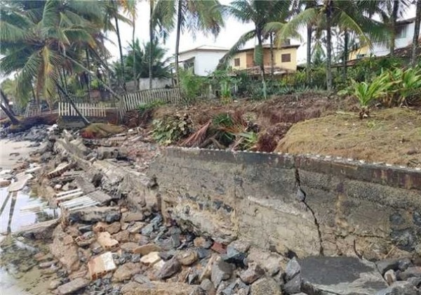 Prefeitura decreta situação de emergência após erosão costeira