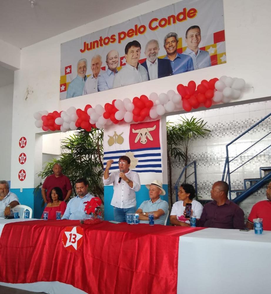 PT de Conde escolhe Zironaldo como pré-candidato a Prefeito para 2024