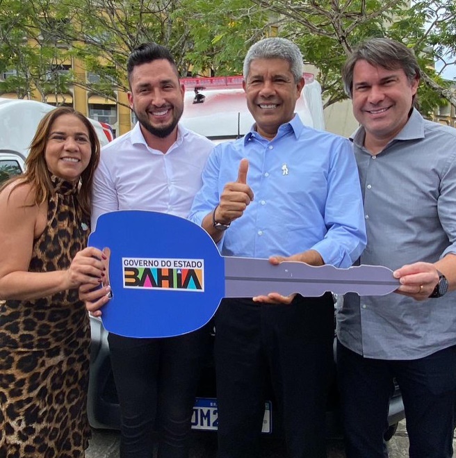 Prefeito João de Furão conquista nova ambulância para Conceição da Feira