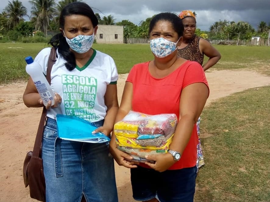 Secretaria de Educação de Entre Rios realiza delivery de Kits da merenda escolar; Entenda