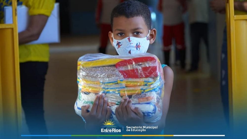 Prefeitura inicia entrega do segundo Kit de alimentação escolar em Entre Rios