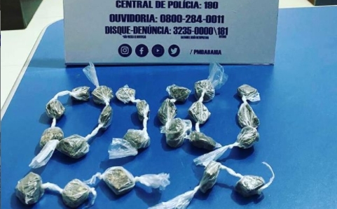 Polícia Militar de Entre Rios prende traficante no bairro da Baixinha